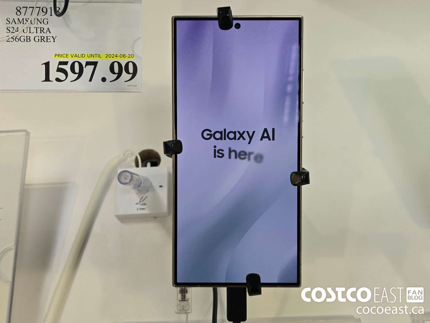 8777918 SAMSUNG S24 ULTRA 256GB GREY $1597.99