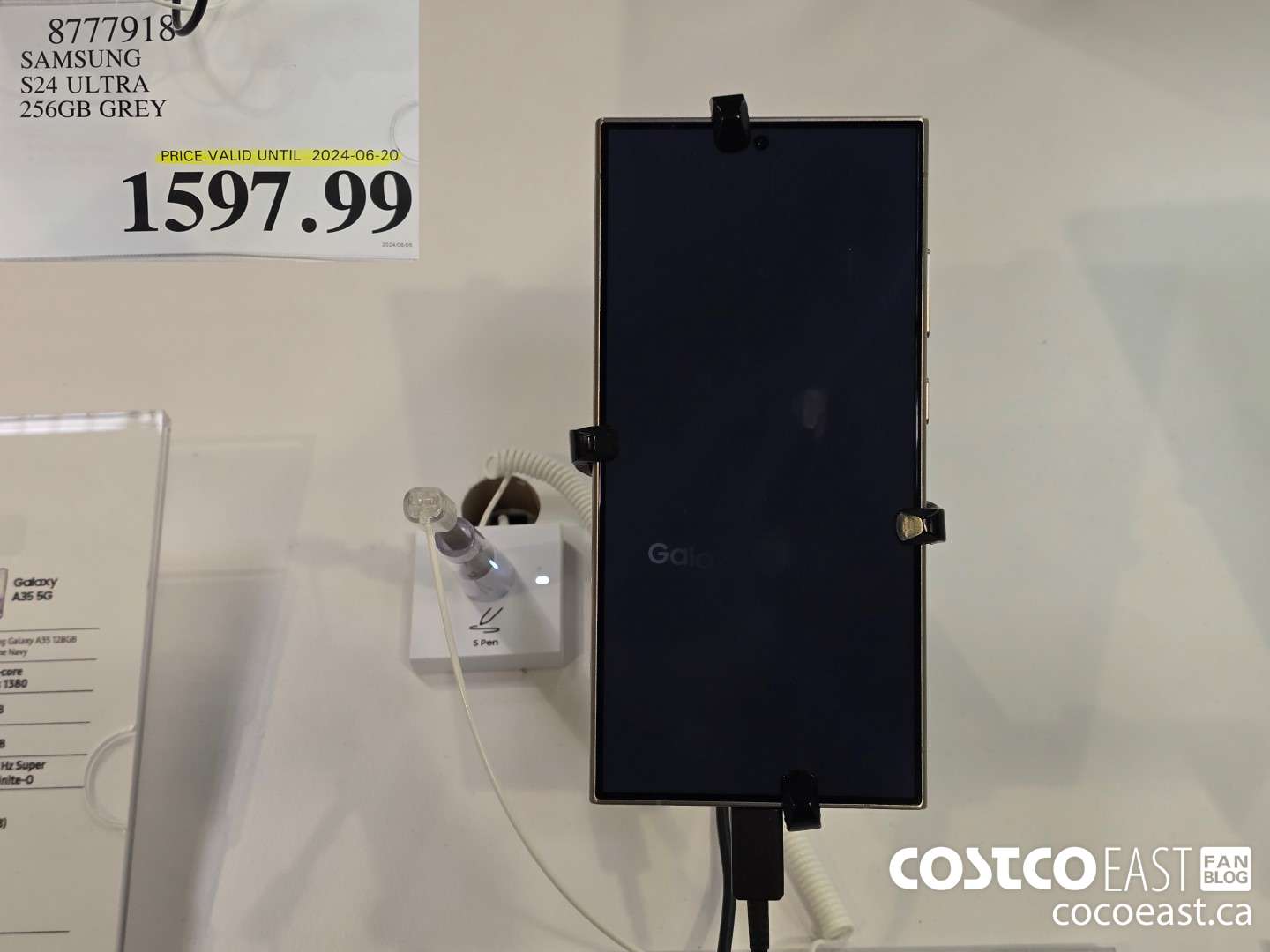 8777918 SAMSUNG S24 ULTRA 256GB GREY $1597.99