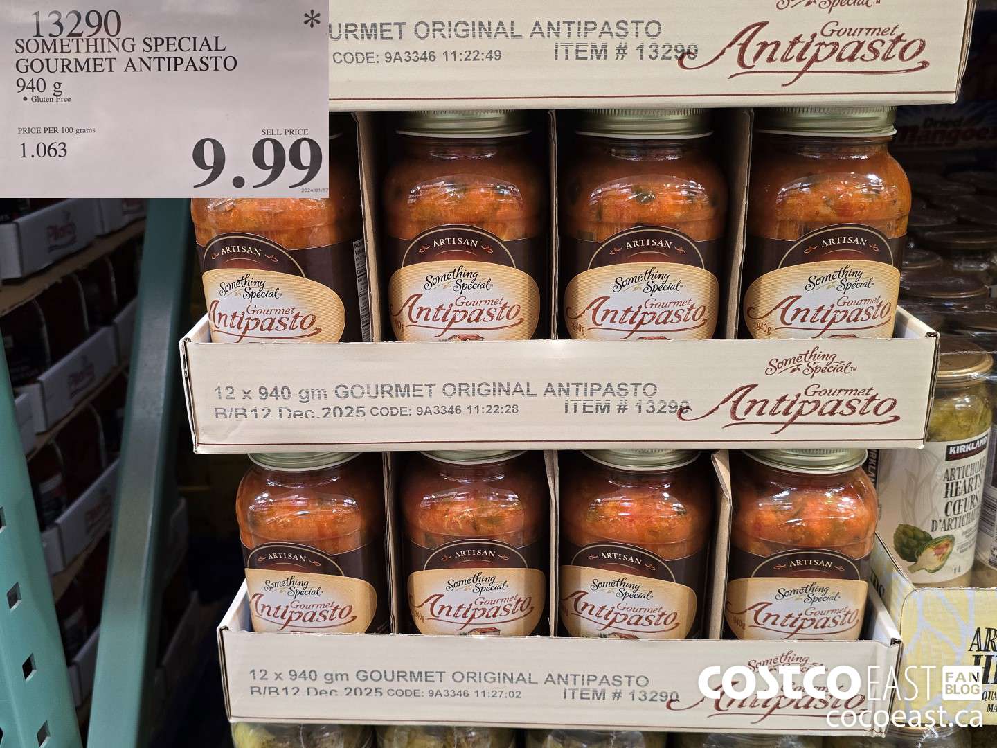 13290 SOMETHING SPECIAL GOURMET ANTIPASTO 940 G $9.99