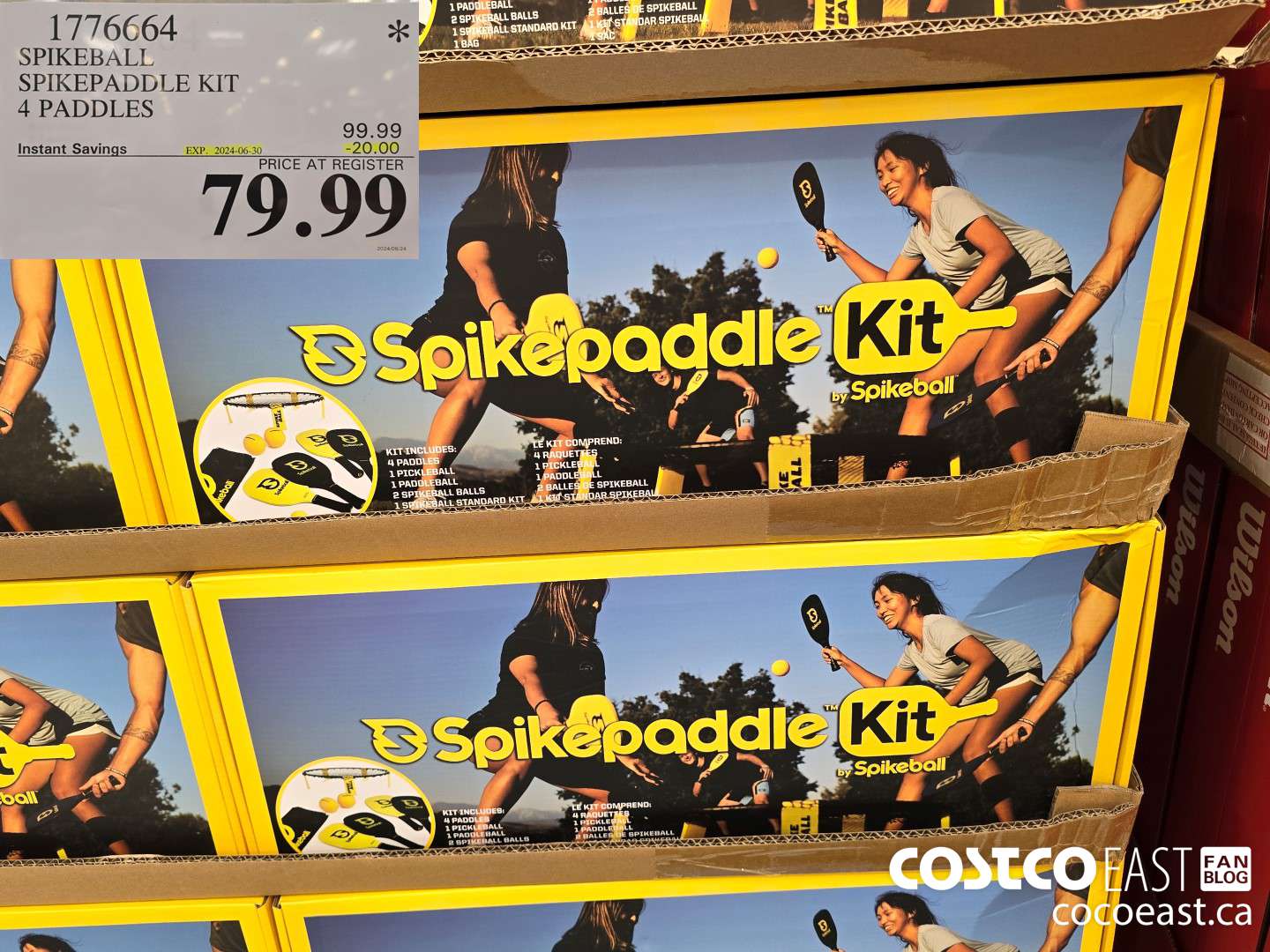 1776664 SPIKEBALL SPIKEPADDLE KIT 4 PADDLES ($20.00 INSTANT SAVINGS EXPIRES ON 2024-06-30) $79.99