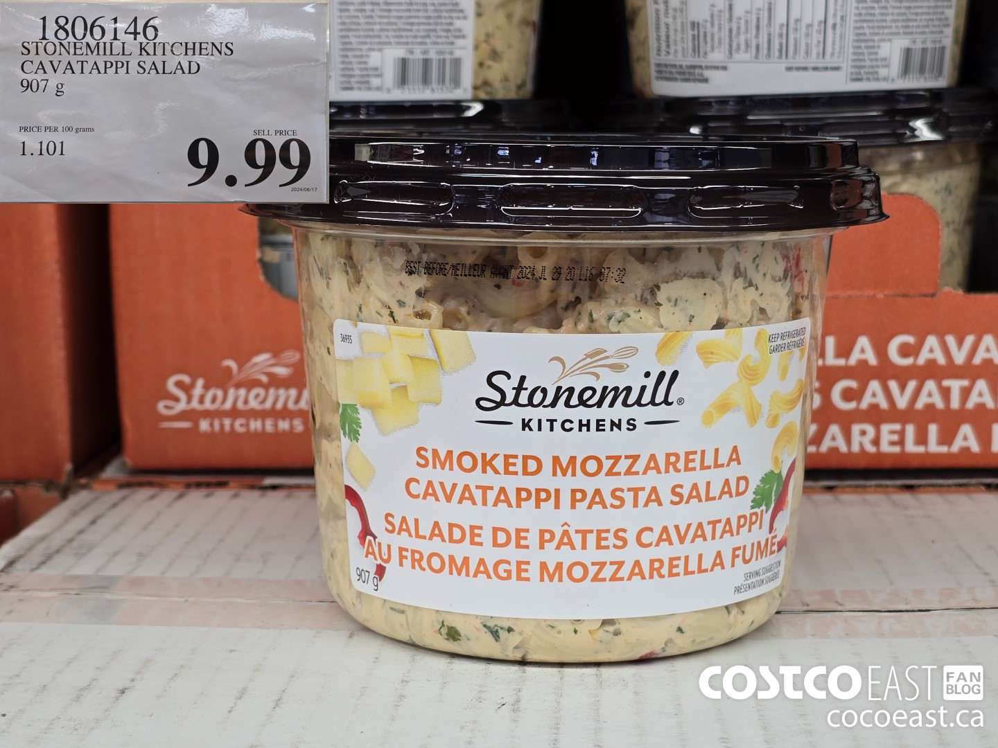 1806146 STONEMILL KITCHENS CAVATAPPI SALAD 907 G $9.99