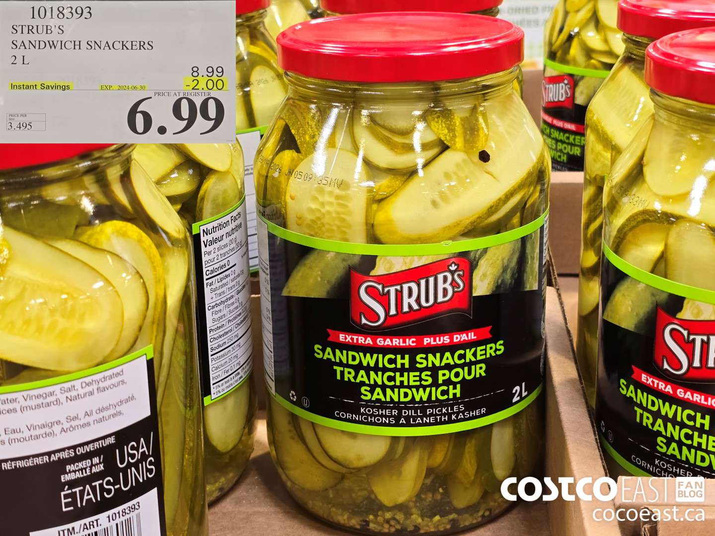 1018393 STRUB'S SANDWICH SNACKERS 2 L ($2.00 INSTANT SAVINGS EXPIRES ON 2024-06-30) $6.99