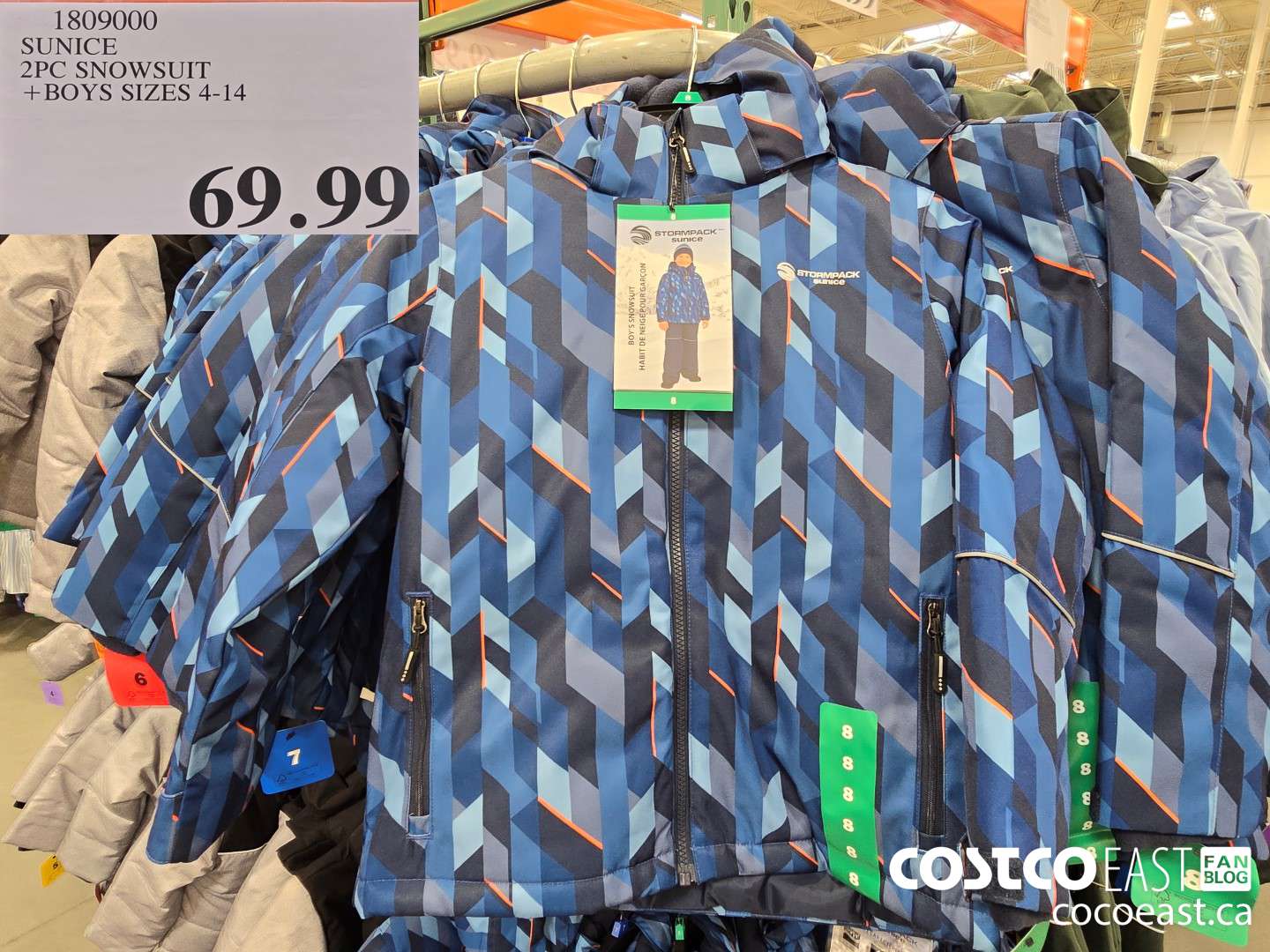 1809000 SUNICE 2PC SNOWSUIT + BOYS SIZE 4-14 $69.99