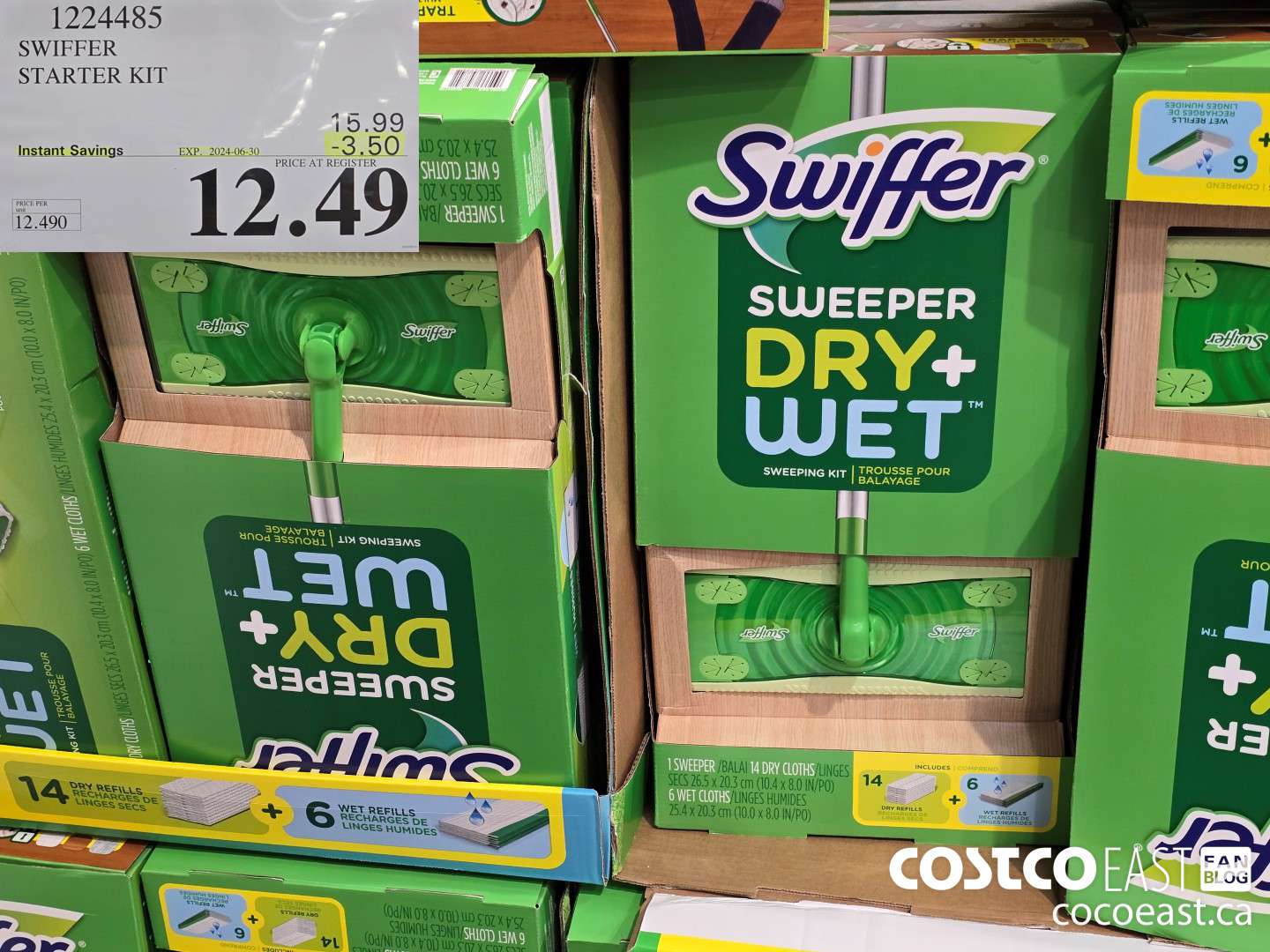 1224485 SWIFFER STARTER KIT ($3.50 INSTANT SAVINGS EXPIRES ON 2024-06-30) $12.49