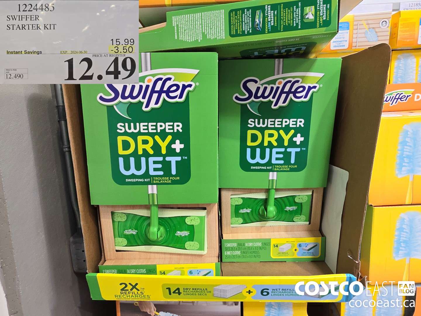 1224485 SWIFFER STARTER KIT ($3.50 INSTANT SAVINGS EXPIRES ON 2024-06-30) $12.49