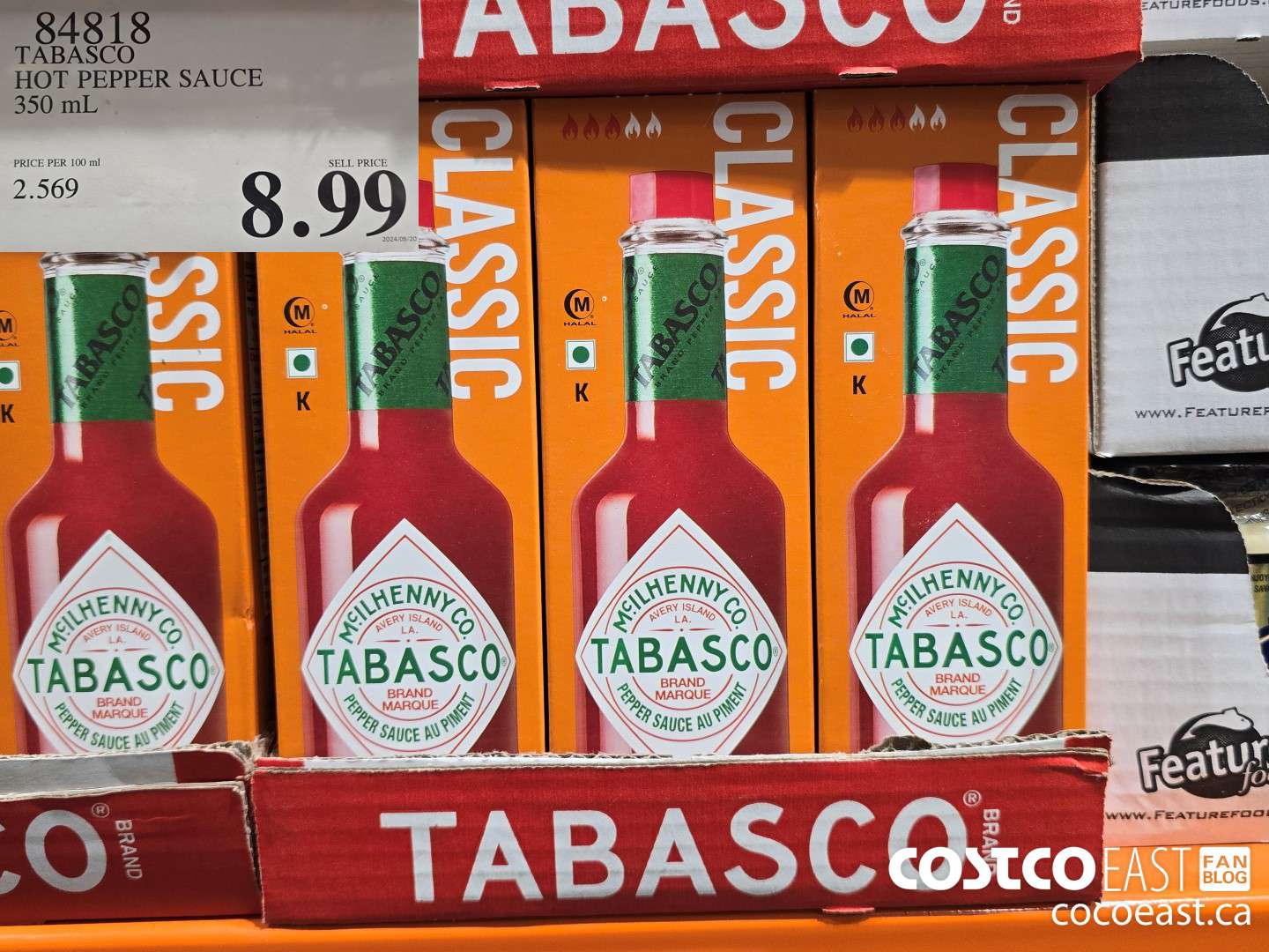 84818 TABASCO HOT PEPPER SAUCE 350 ML $8.99