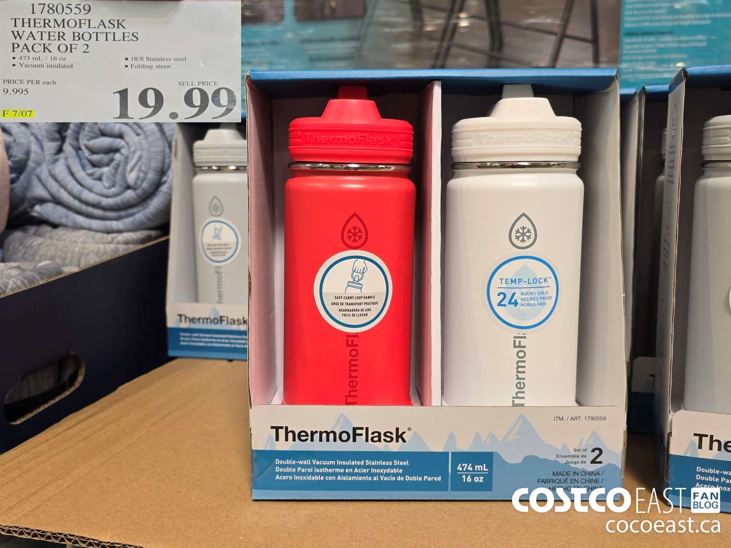 1780559 THERMOFLASK WATER BOTTLES PACK OF 2 $19.99