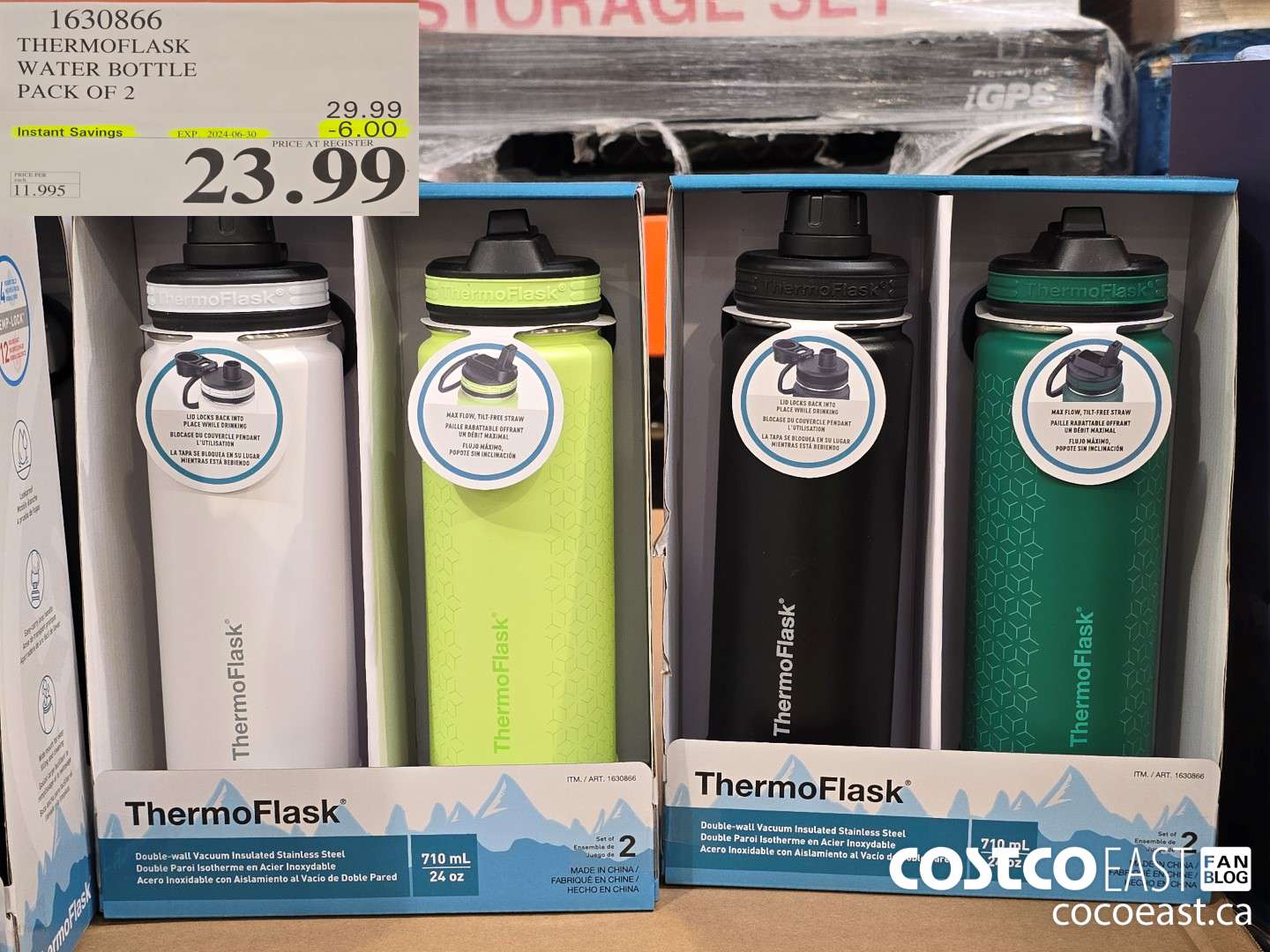 1630866 THERMOFLASK WATER BOTTLE PACK OF 2 ($6.00 INSTANT SAVINGS EXPIRES ON 2024-06-30) $23.99