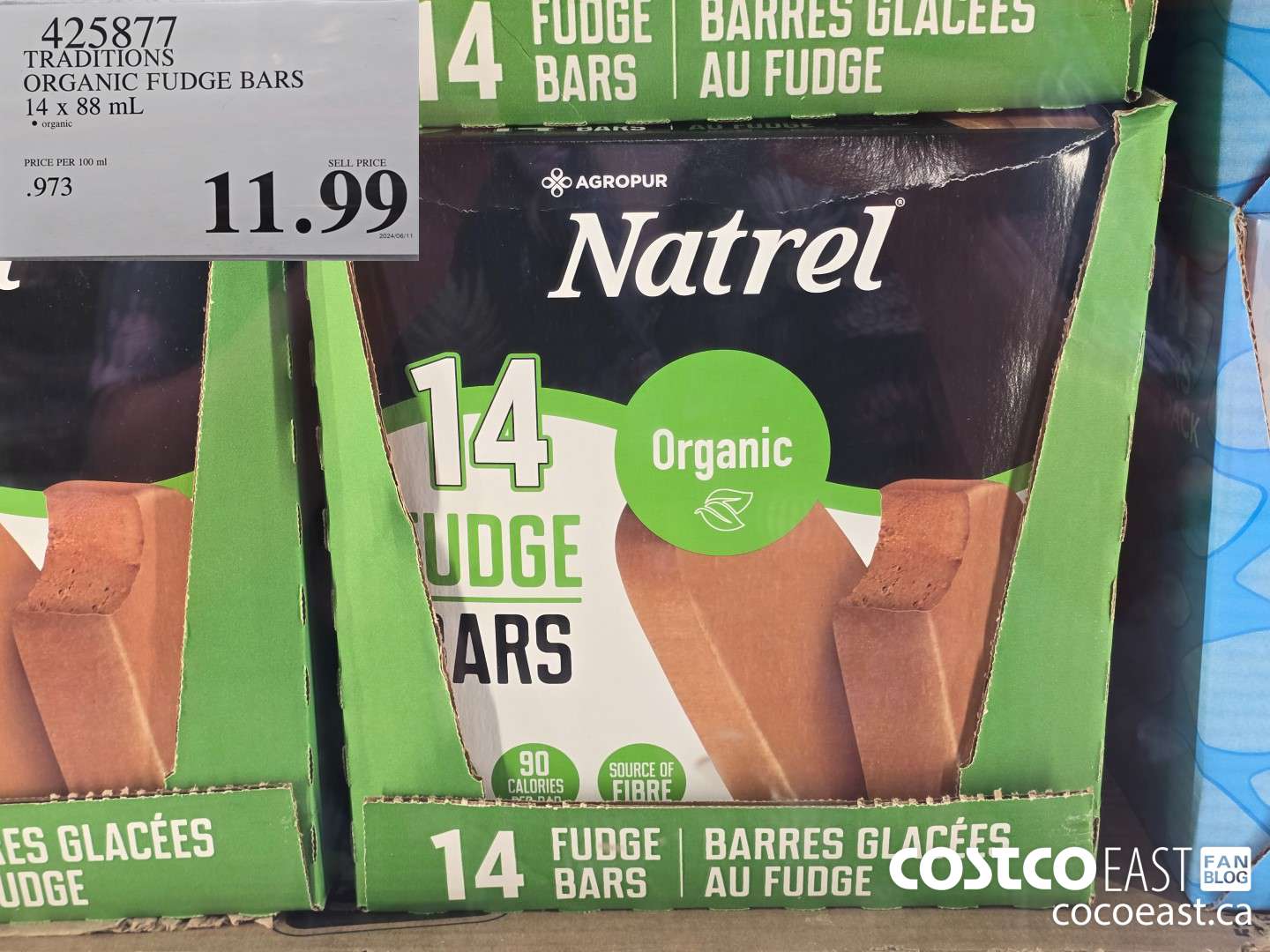 425877 TRADITIONS ORGANIC FUDGE BARS 14 x 88 ML $11.99