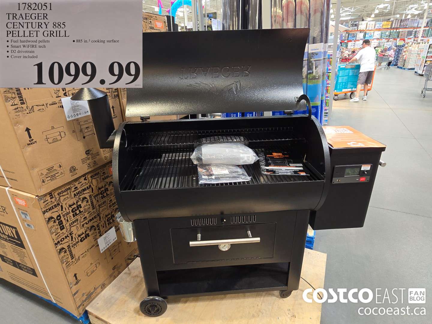 1782051 TRAEGER CENTURY 885 PELLET GRILL $1099.99
