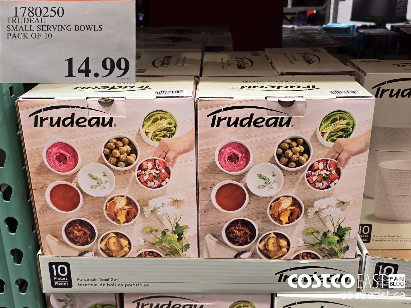 1780250 TRUDEAU SMALL SERVING BOWLS PACK OF 10 $14.99