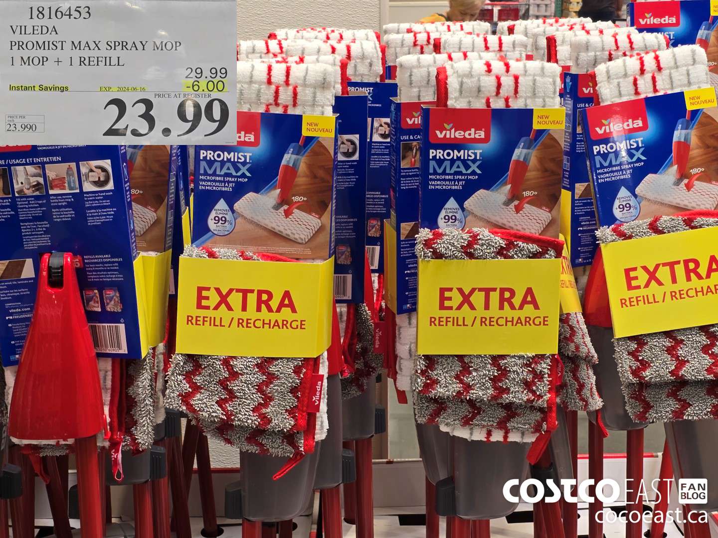 1816453 VILEDA PROMIST MAX SPRAY MOP 1 MOP + 1 REFILL ($6.00 INSTANT SAVINGS EXPIRES ON 2024-06-16) $23.99