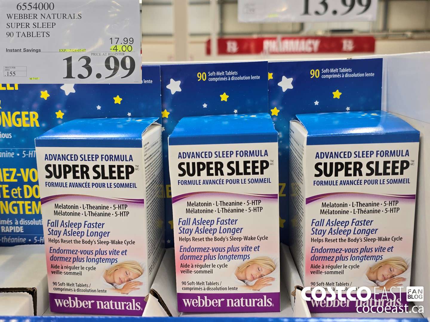 6554000 WEBBER NATURALS SUPER SLEEP 90 TABLETS ($4.00 INSTANT SAVINGS EXPIRES ON 2024-07-07) $13.99