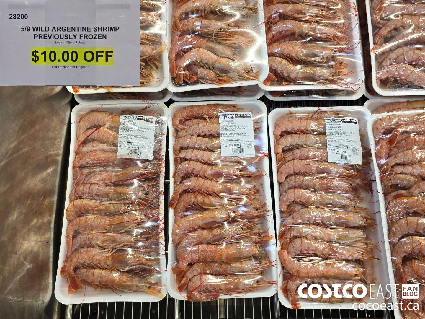 28200 5/9 WILD ARGENTINE SHRIMP PREVIOUSLY FROZEN ($10.00 INSTANT SAVINGS)