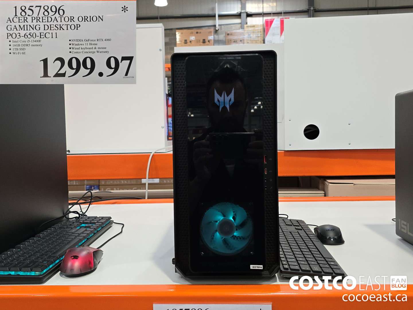 1857896 ACER PREDATOR ORION GAMING DESKTOP PO3-650-EC11 $1299.97