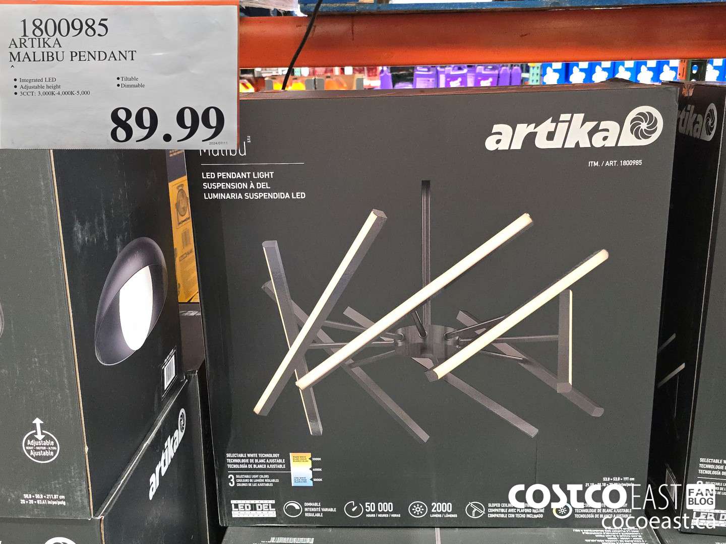 1800985 ARTIKA MALIBU PENDANT $89.99