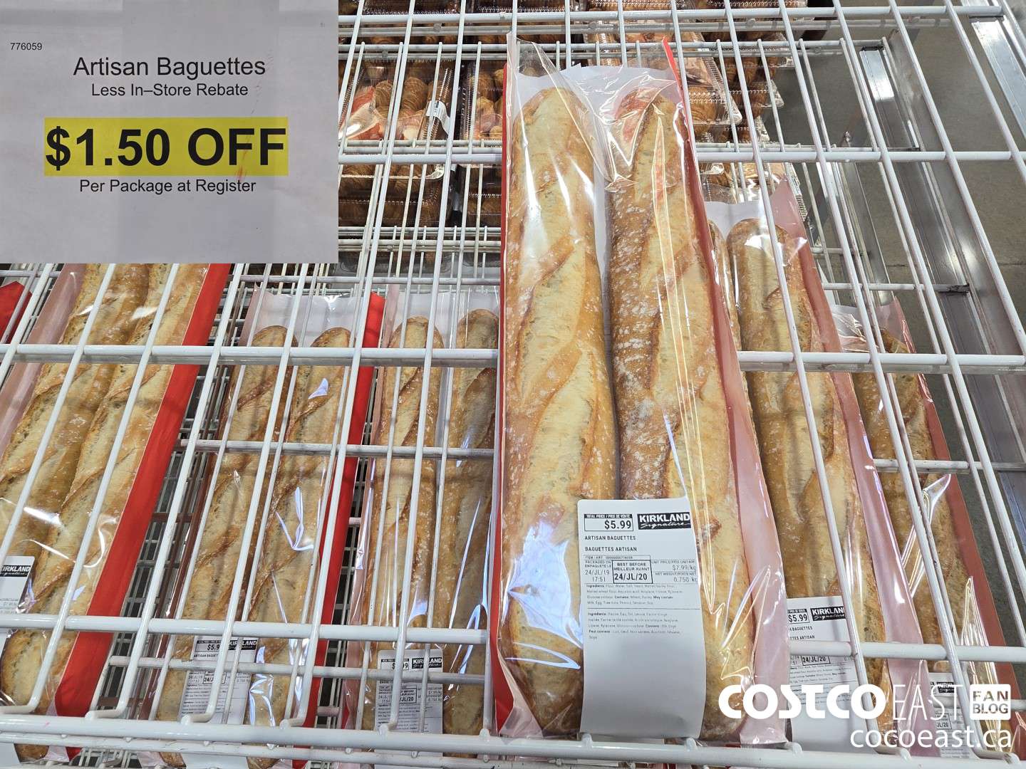 776059 ARTISAN BAGUETTES ($1.50 INSTANT SAVINGS)