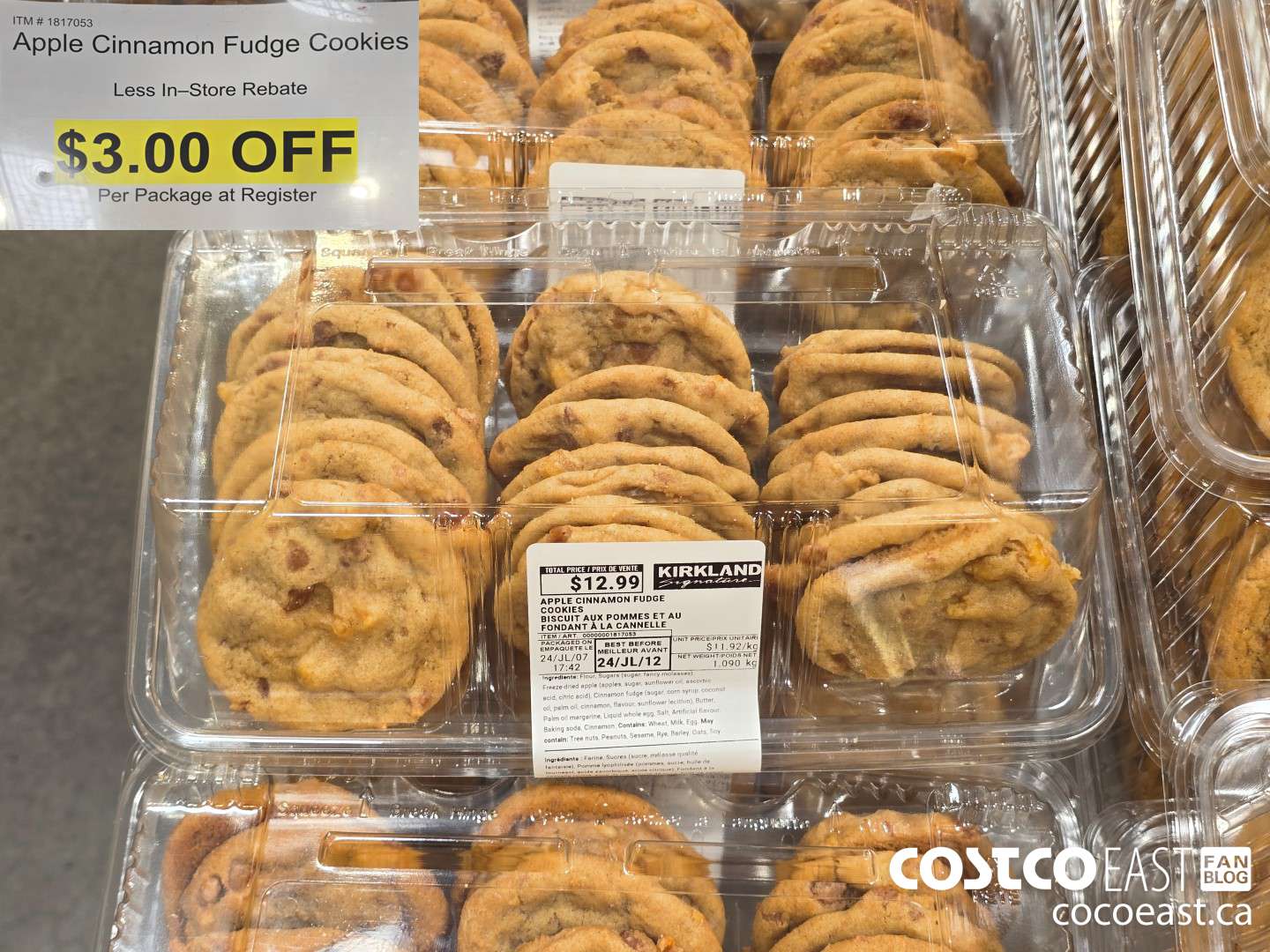1817053 Apple Cinnamon Fudge Cookies ($3.00 INSTANT SAVINGS)