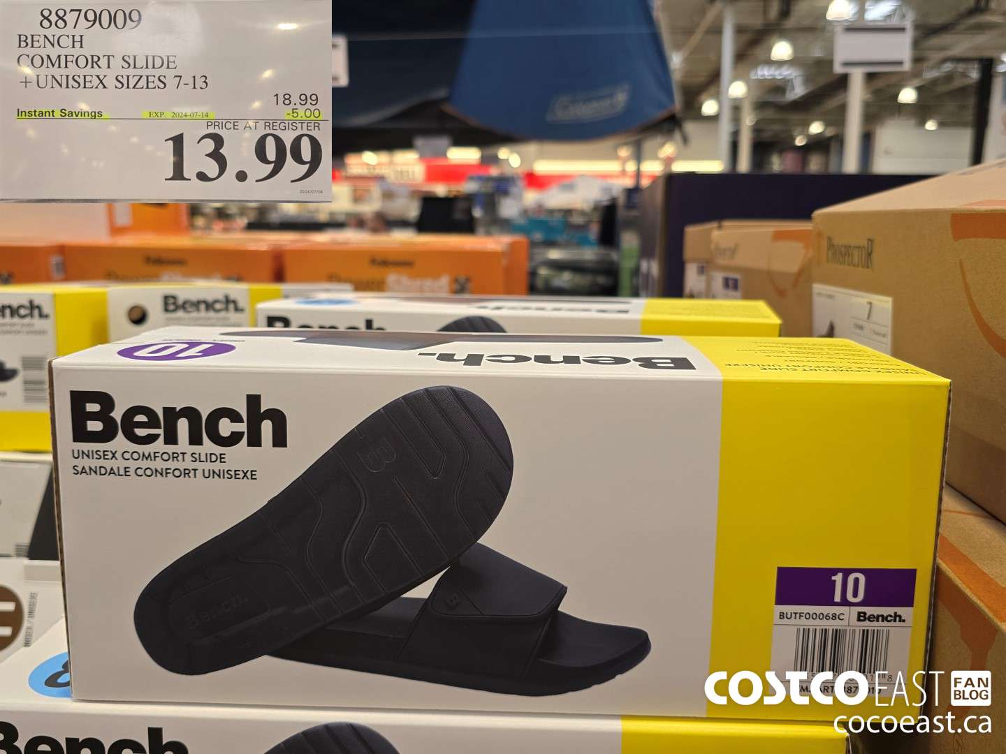 8879009 BENCH COMFORT SLIDE + UNISEX SIZES 7-13 ($5.00 INSTANT SAVINGS EXPIRES ON 2024-07-14) $13.99