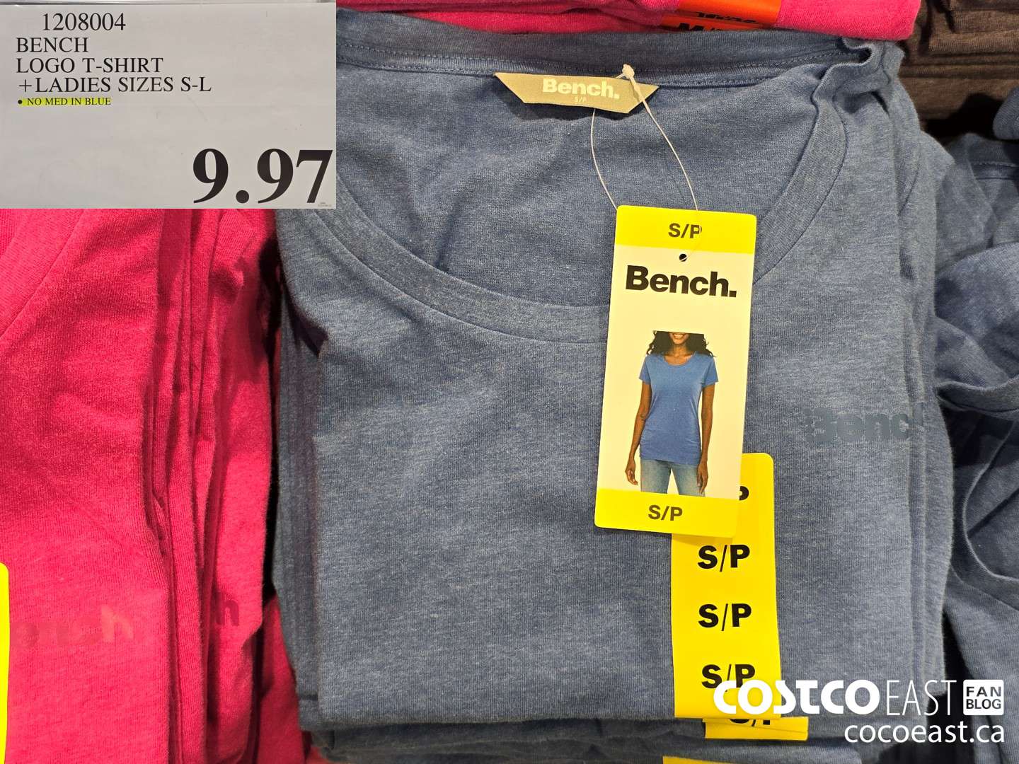 1208004 BENCH LOGO T-SHIRT +LADIES SIZES S-L $9.97