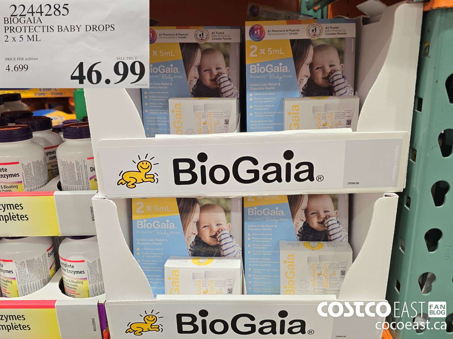 2244285 BIOGAIA PROTECTIS BABY DROPS 2 X 5 ML $46.99
