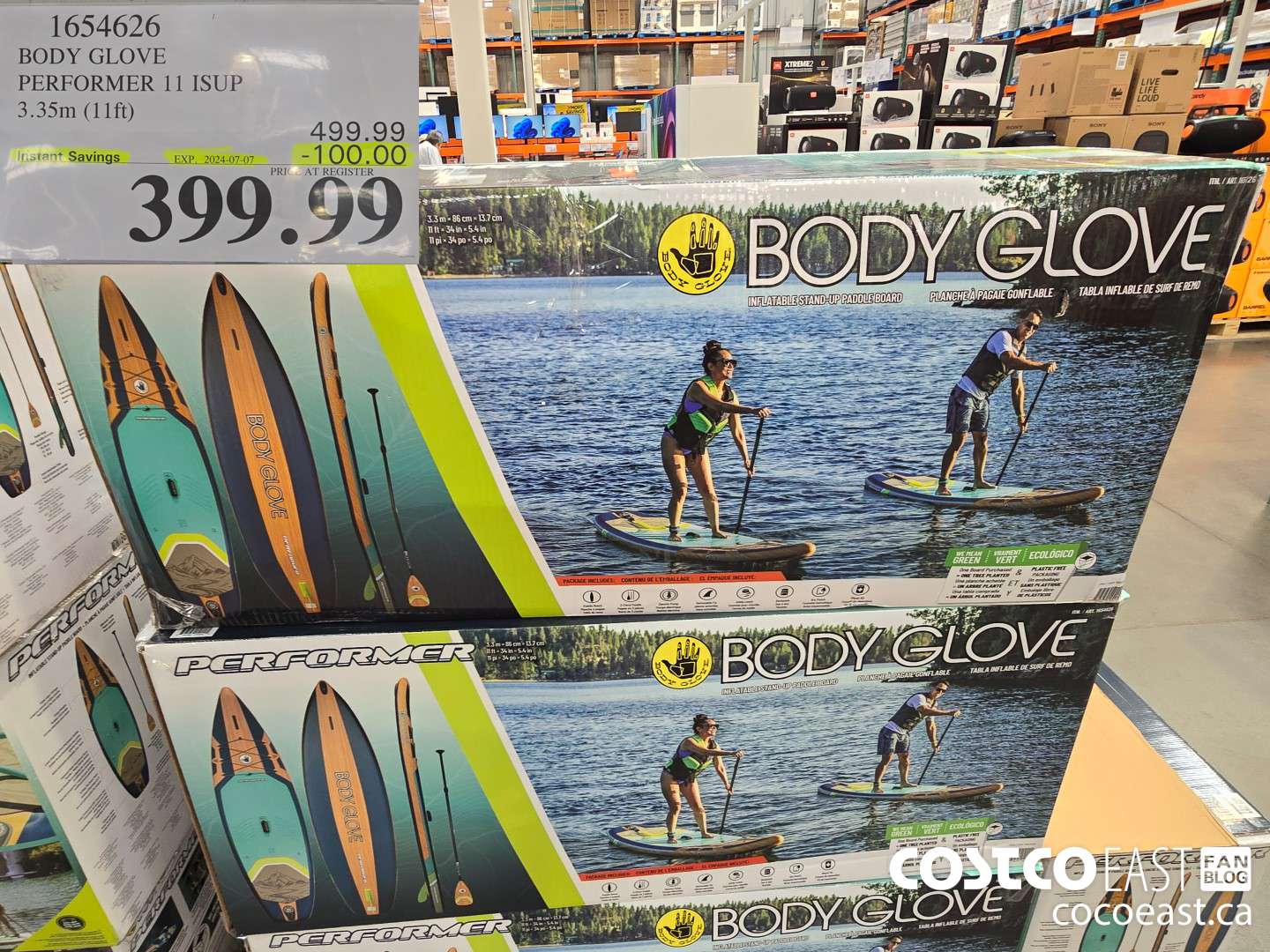 1654626 BODY GLOVE PERFORMER 11 ISUP 3.35m (11ft) ($100.00 INSTANT SAVINGS EXPIRES ON 2024-07-07) $399.99