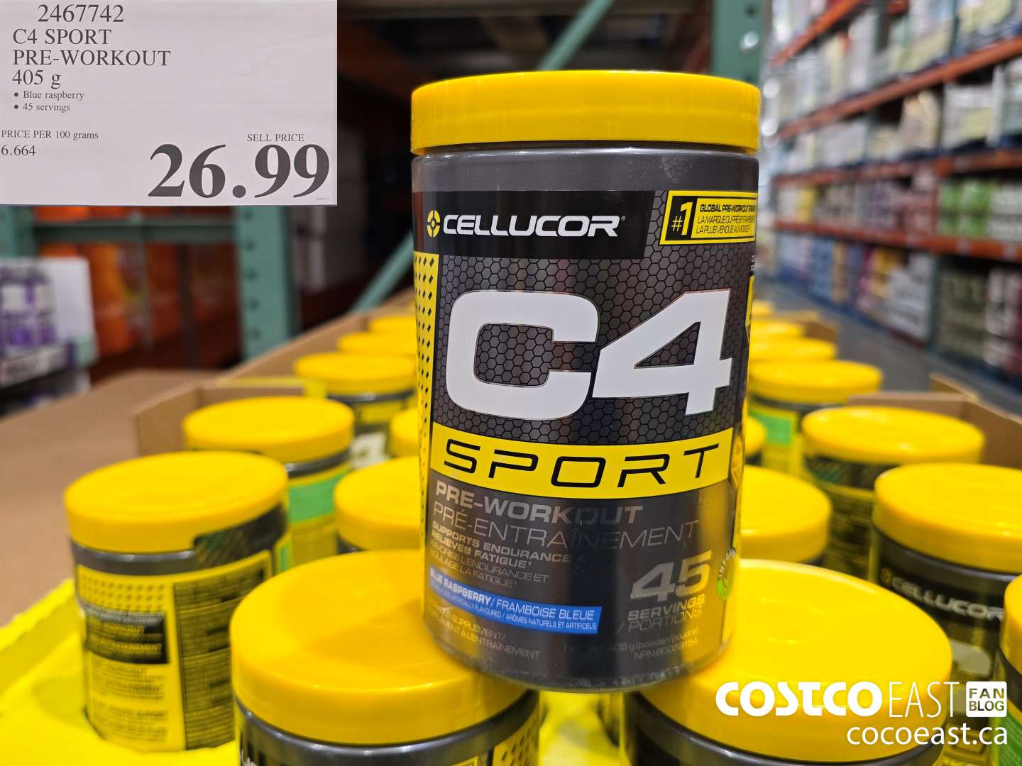 2467742 C4 SPORT PRE-WORKOUT 405 g $26.99