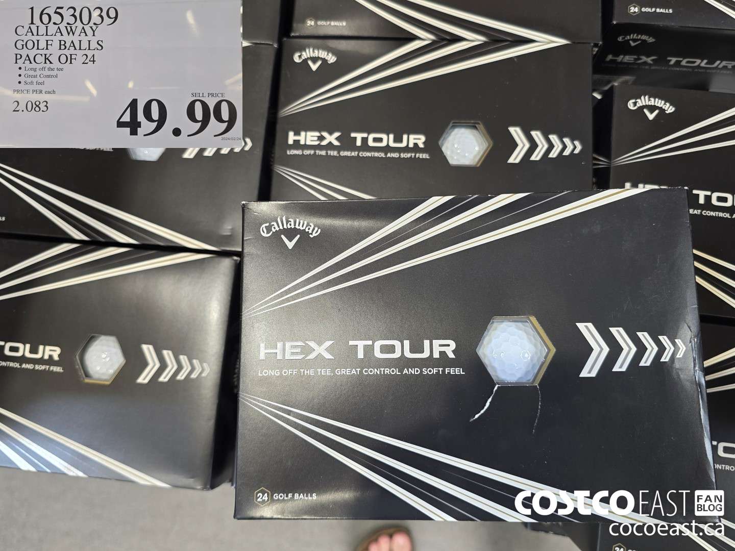 1653039 CALLAWAY GOLF BALLS PACK OF 24 $49.99