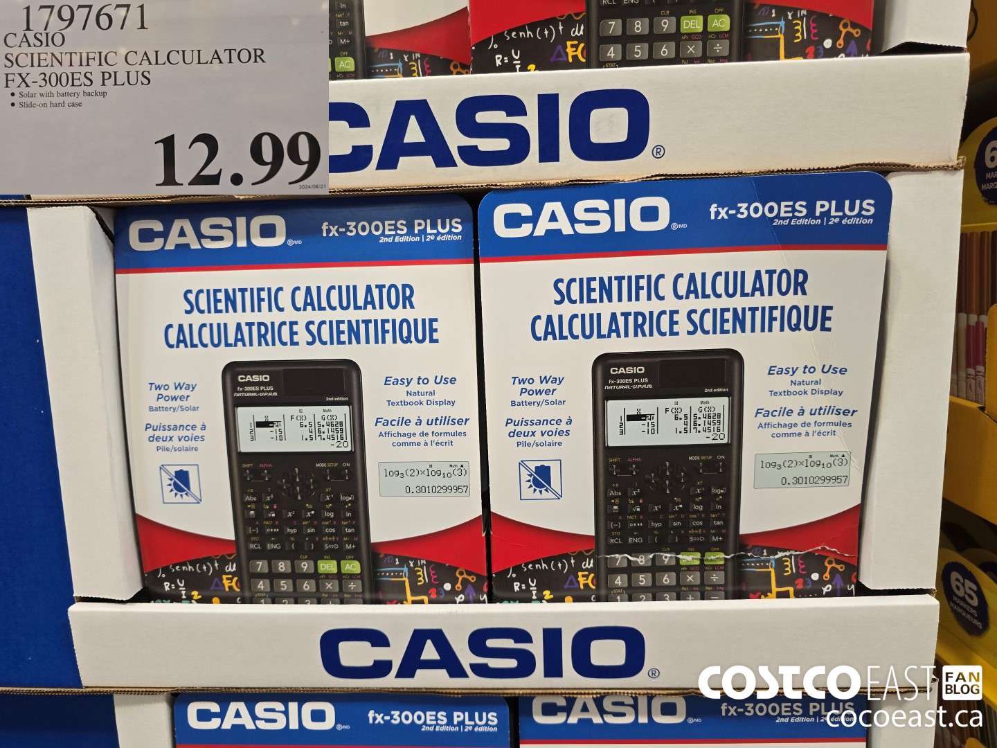 1797671 CASIO SCIENTIFIC CALCULATOR FX-300ES PLUS $12.99