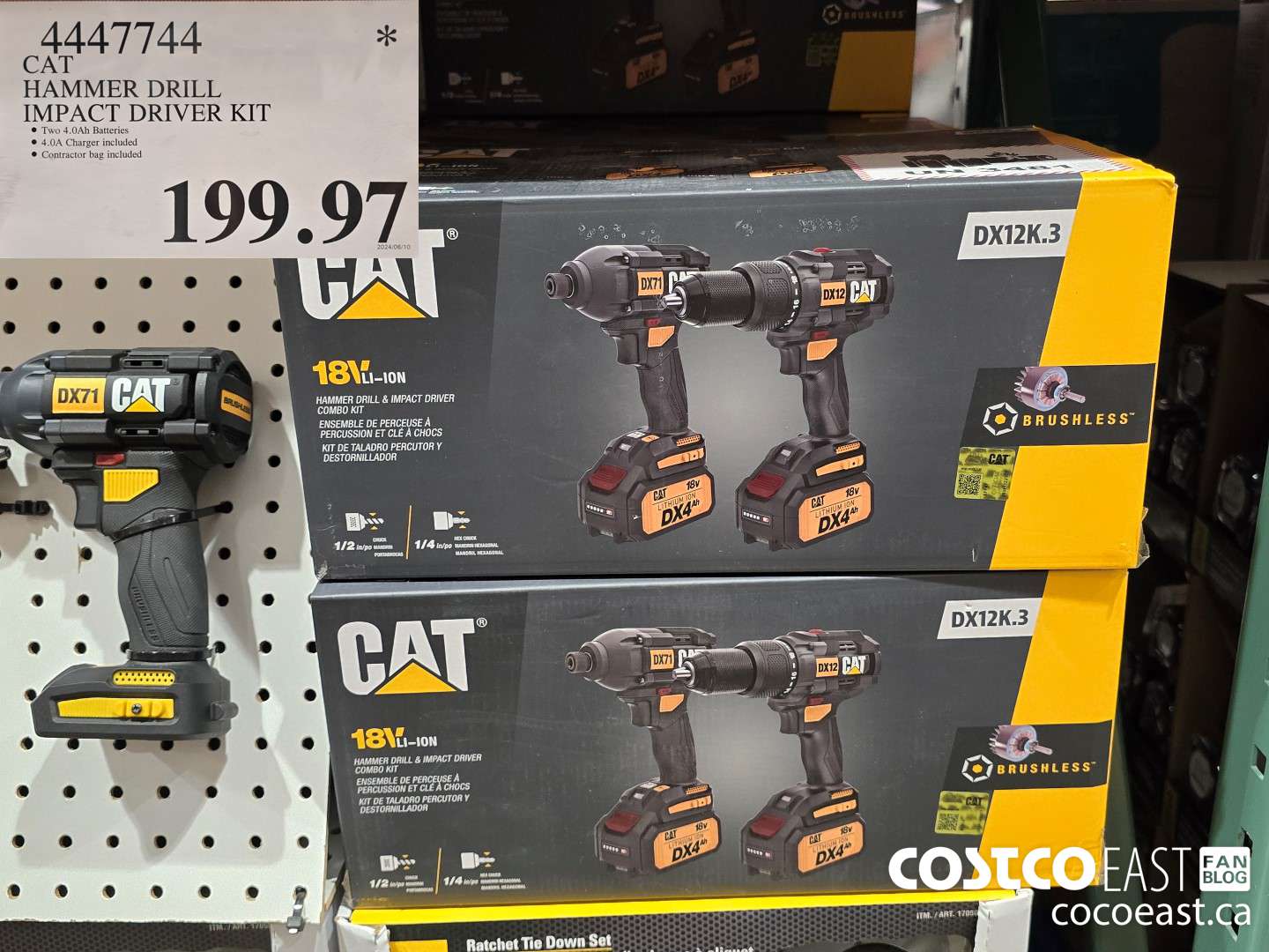 4447744 CAT HAMMER DRILL IMPACT DRIVER KIT $199.97