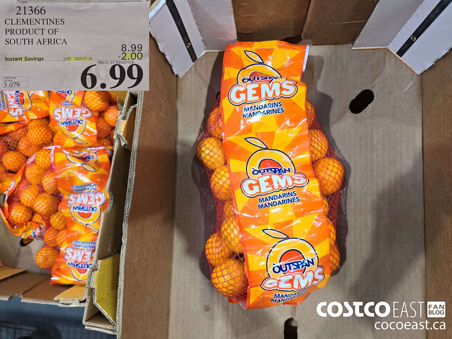 21366 CLEMENTINES PRODUCT OF SOUTH AFRICA ($2.00 INSTANT SAVINGS EXPIRES ON 2024-07-28) $6.99