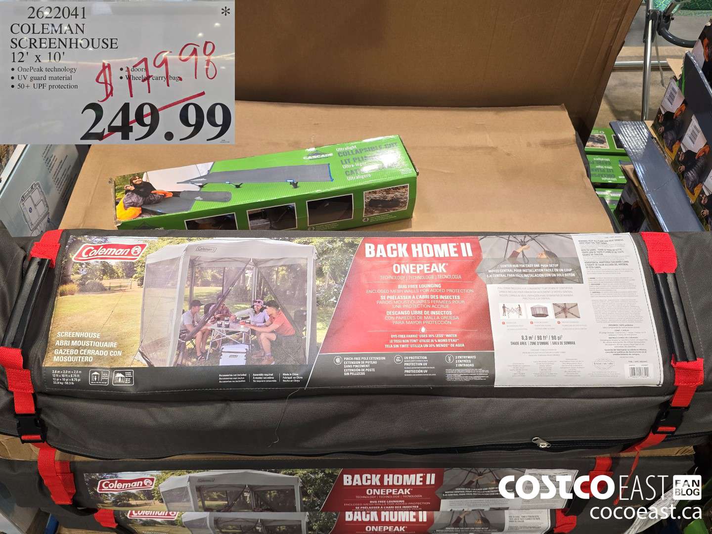 2622041 COLEMAN SCREENHOUSE 12' X 10' $179.98