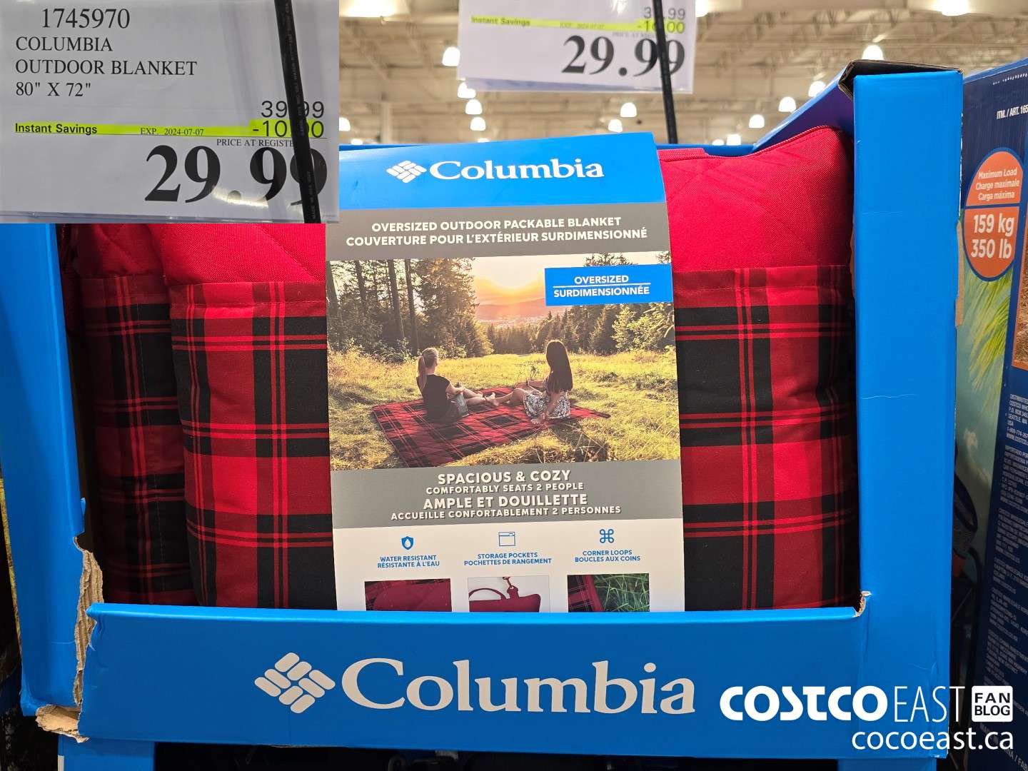 1745970 COLUMBIA OUTDOOR BLANKET 80