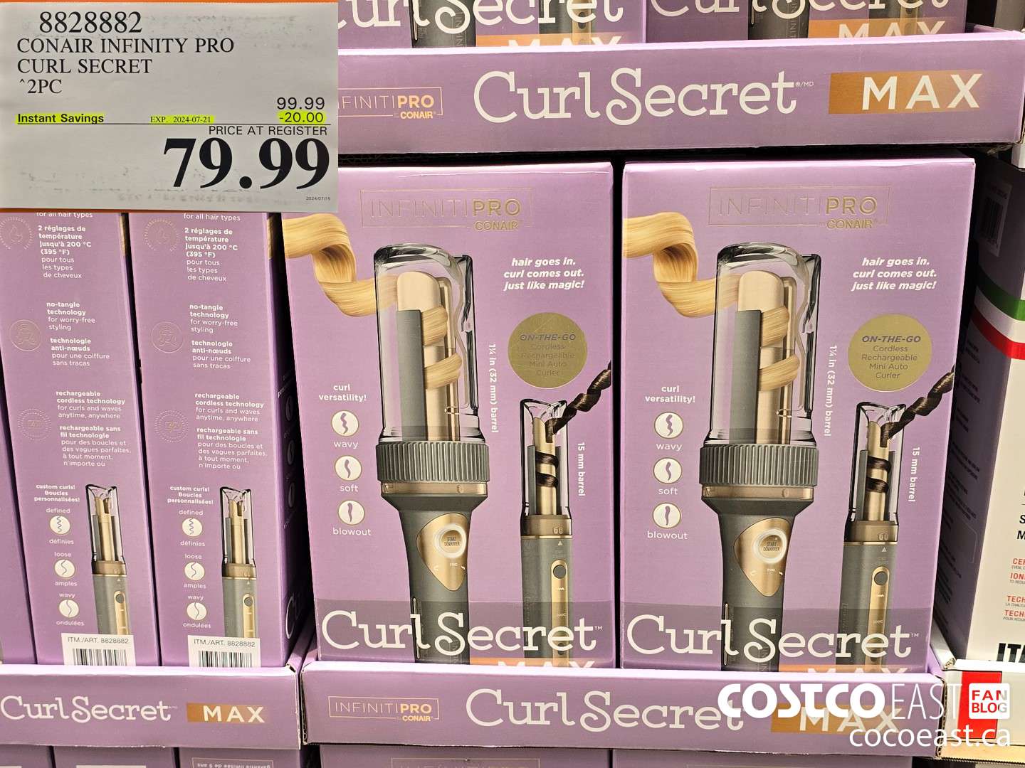 8828882 CONAIR INFINITY PRO CURL SECRET 2PC ($20.00 INSTANT SAVINGS EXPIRES ON 2024-07-21) $79.99