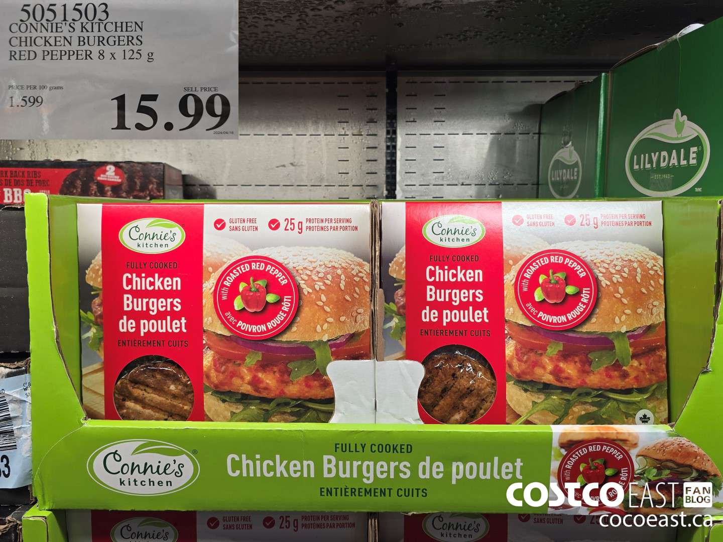 5051503 CONNIE'S KITCHEN CHICKEN BURGERS RED PEPPER 8 x 125 g $15.99
