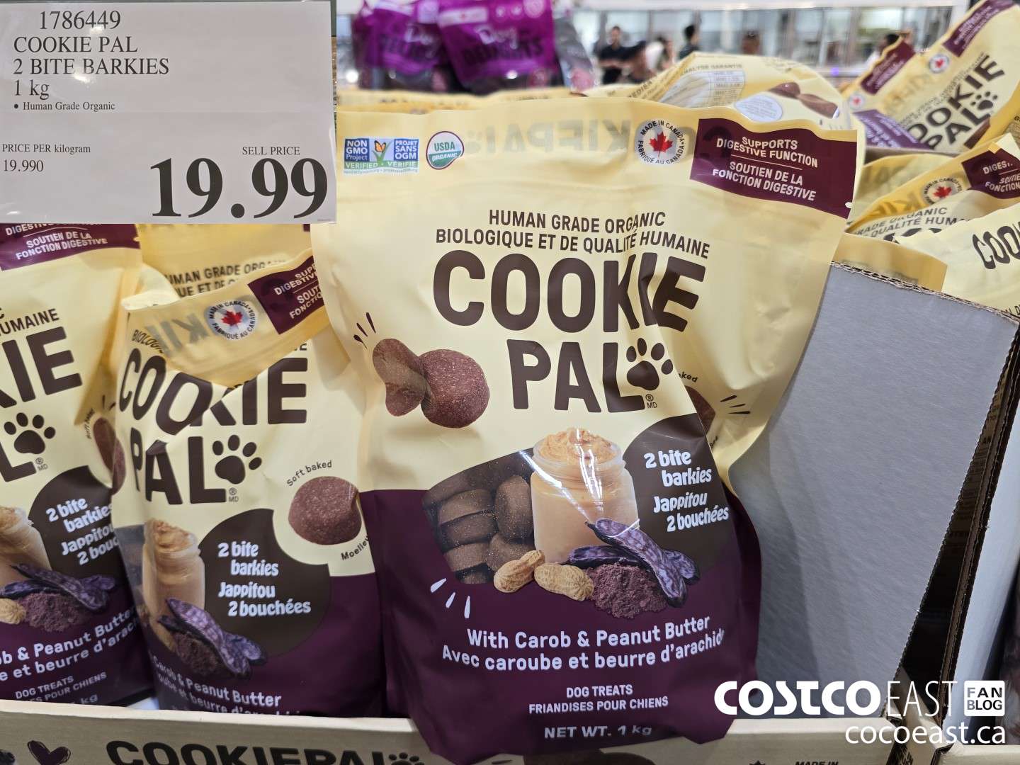 1786449 COOKIE PAL 2 BITE BARKIES 1 kg $19.99