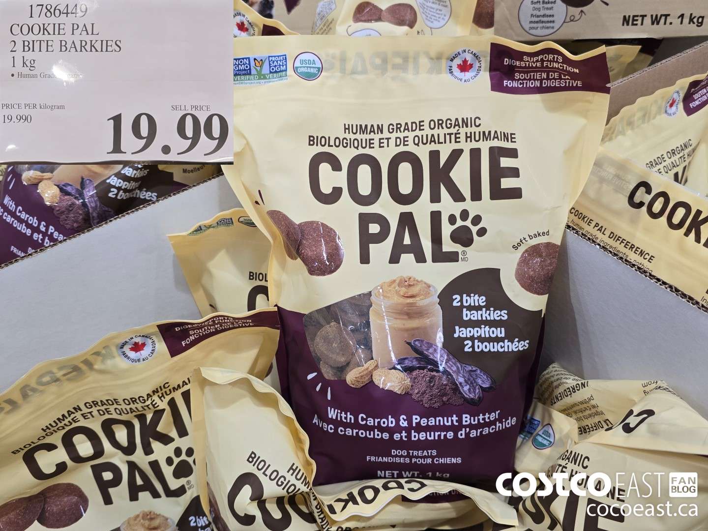 1786449 COOKIE PAL 2 BITE BARKIES 1 kg $19.99