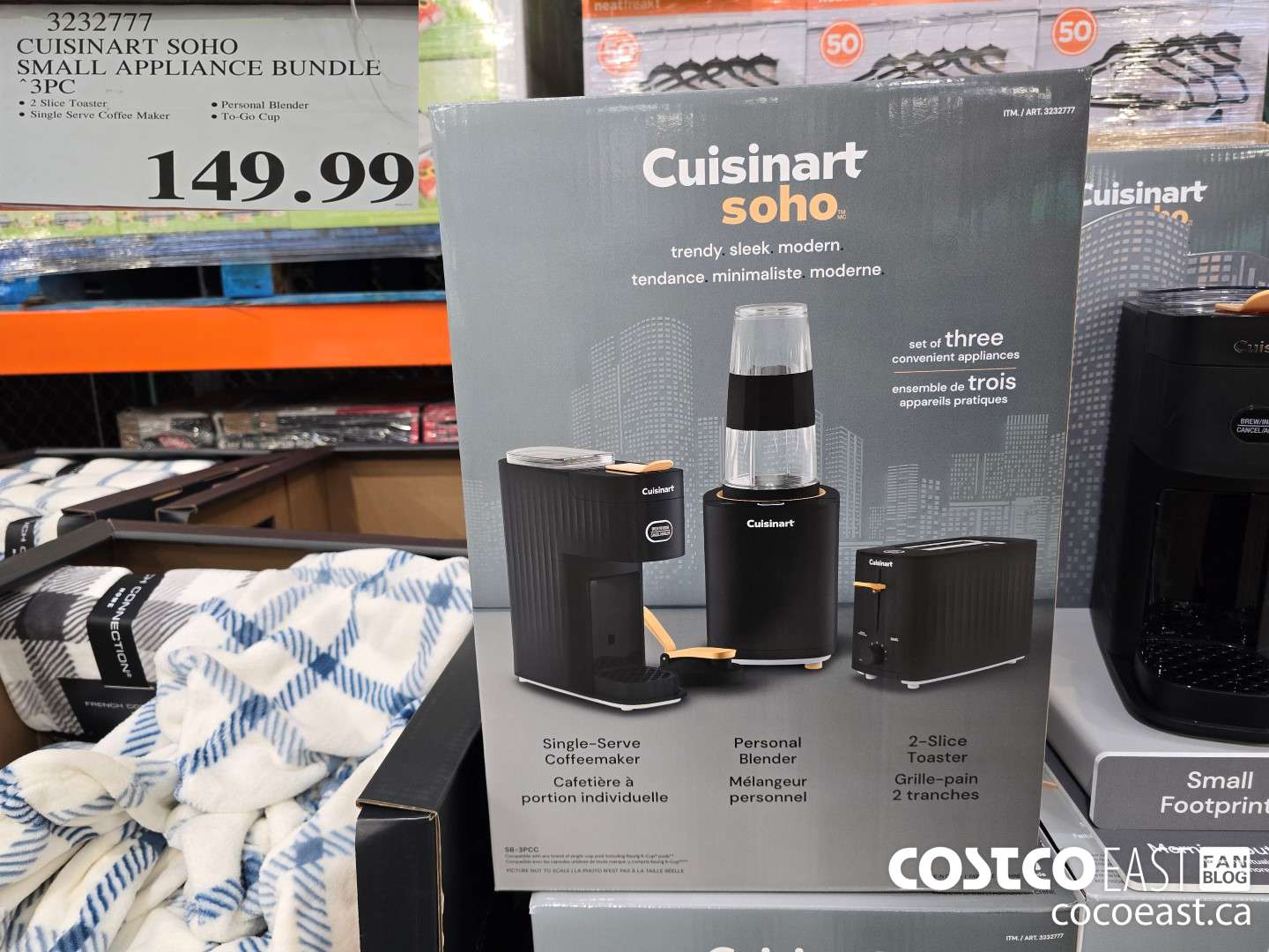 3232777 CUISINART SOHO SMALL APPLIANCE BUNDLE 3 PC $149.99