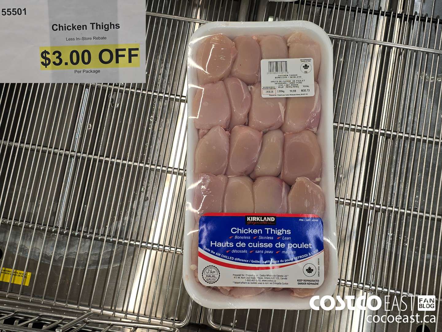 55501 Chicken Thighs ($3.00 INSTANT SAVINGS)