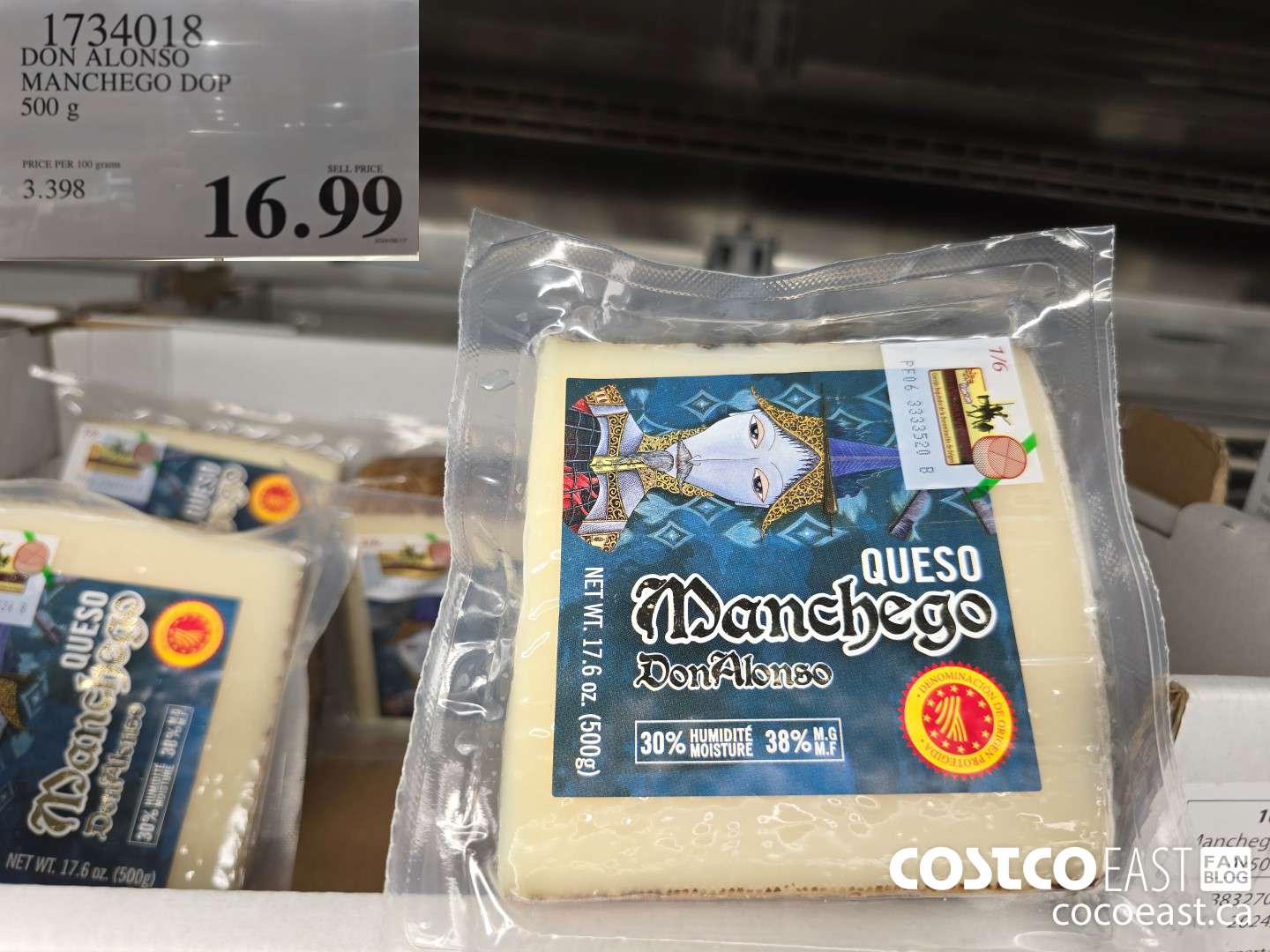 1734018 DON ALONSO MANCHEGO DOP 500 g $16.99
