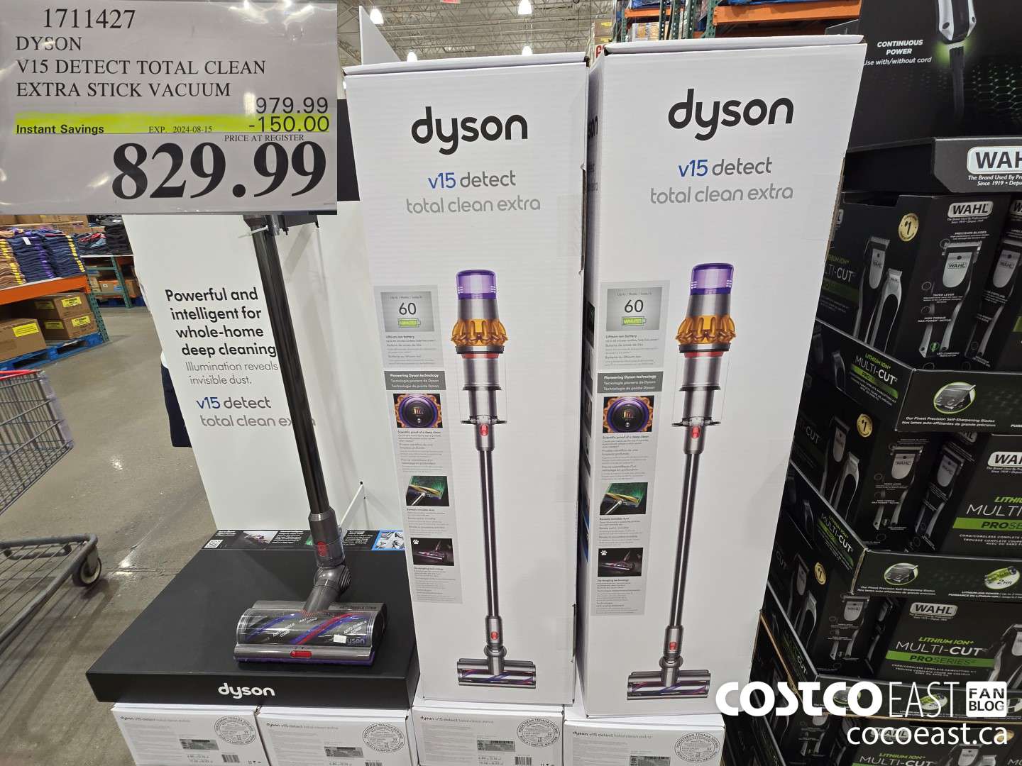 1711427 DYSON V15 DETECT TOTAL CLEAN EXTRA STICK VACUUM ($150.00 INSTANT SAVINGS EXPIRES ON 2024-08-15) $829.99