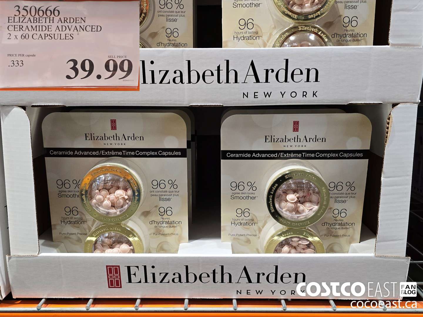 350666 ELIZABETH ARDEN CERAMIDE ADVANCED 2 x 60 CAPSULES $39.99