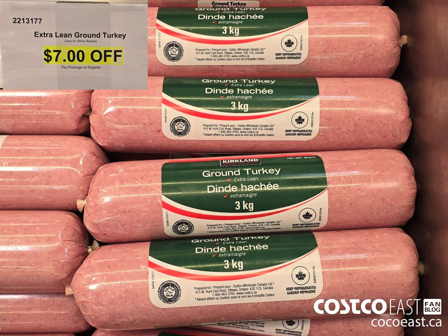 2213177 Extra Lean Ground Turkey ($7.00 INSTANT SAVINGS)