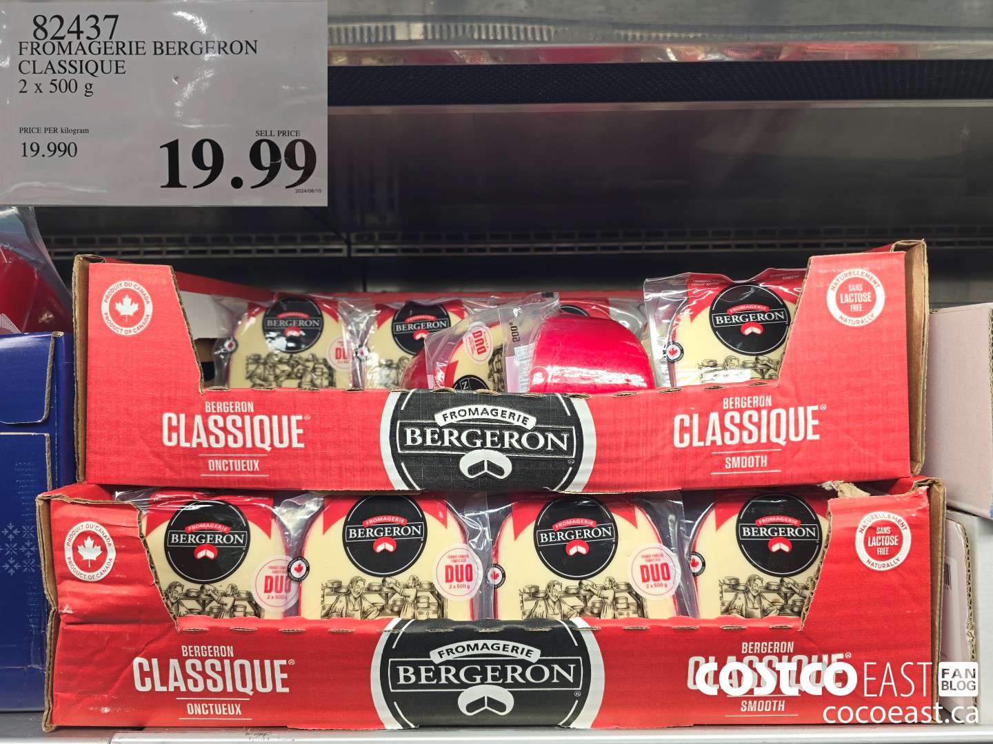 82437 FROMAGERIE BERGERON CLASSIC 2 x 500 g $19.99