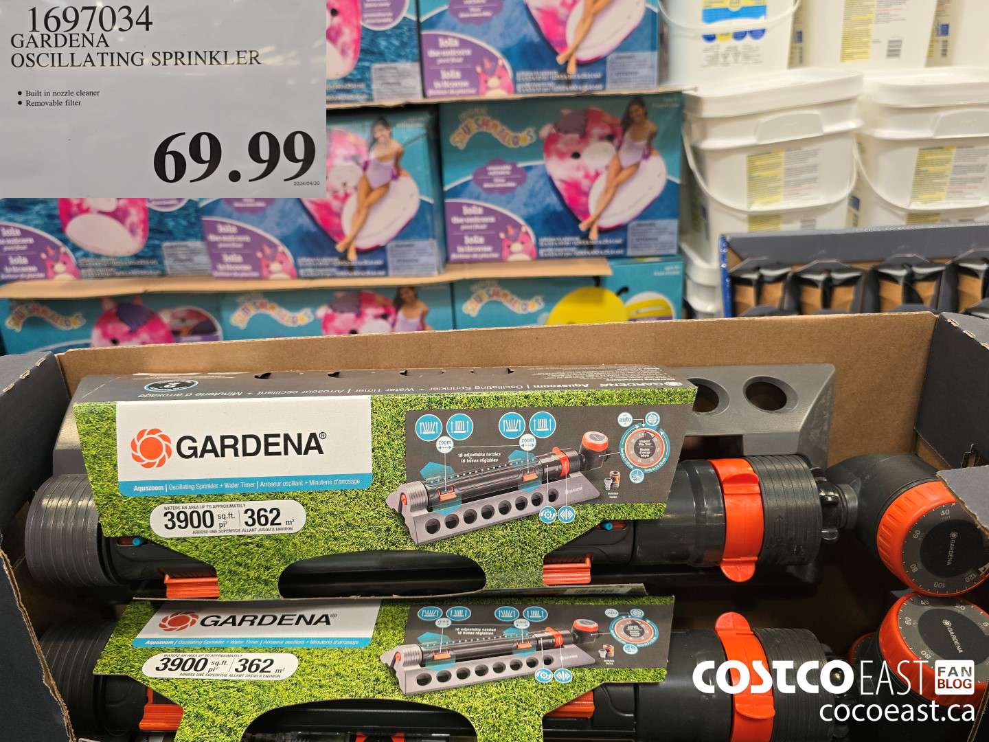 1697034 GARDENA OSCILLATING SPRINKLER $69.99