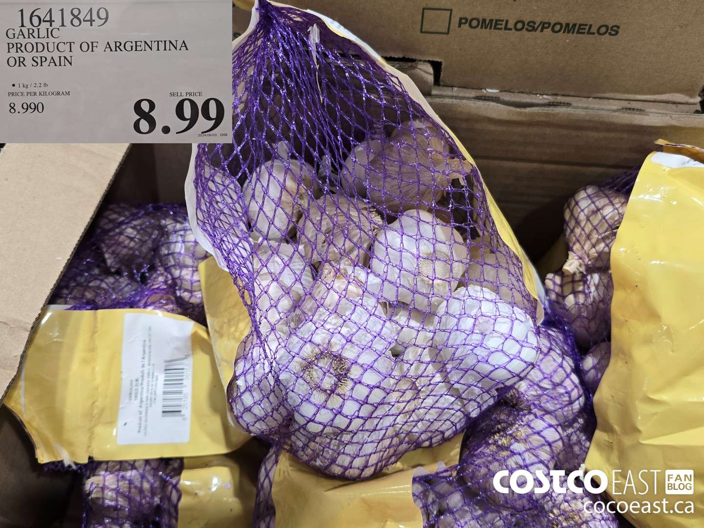 1641849 GARLIC PRODUCT OF ARGENTINA OR SPAIN $8.99