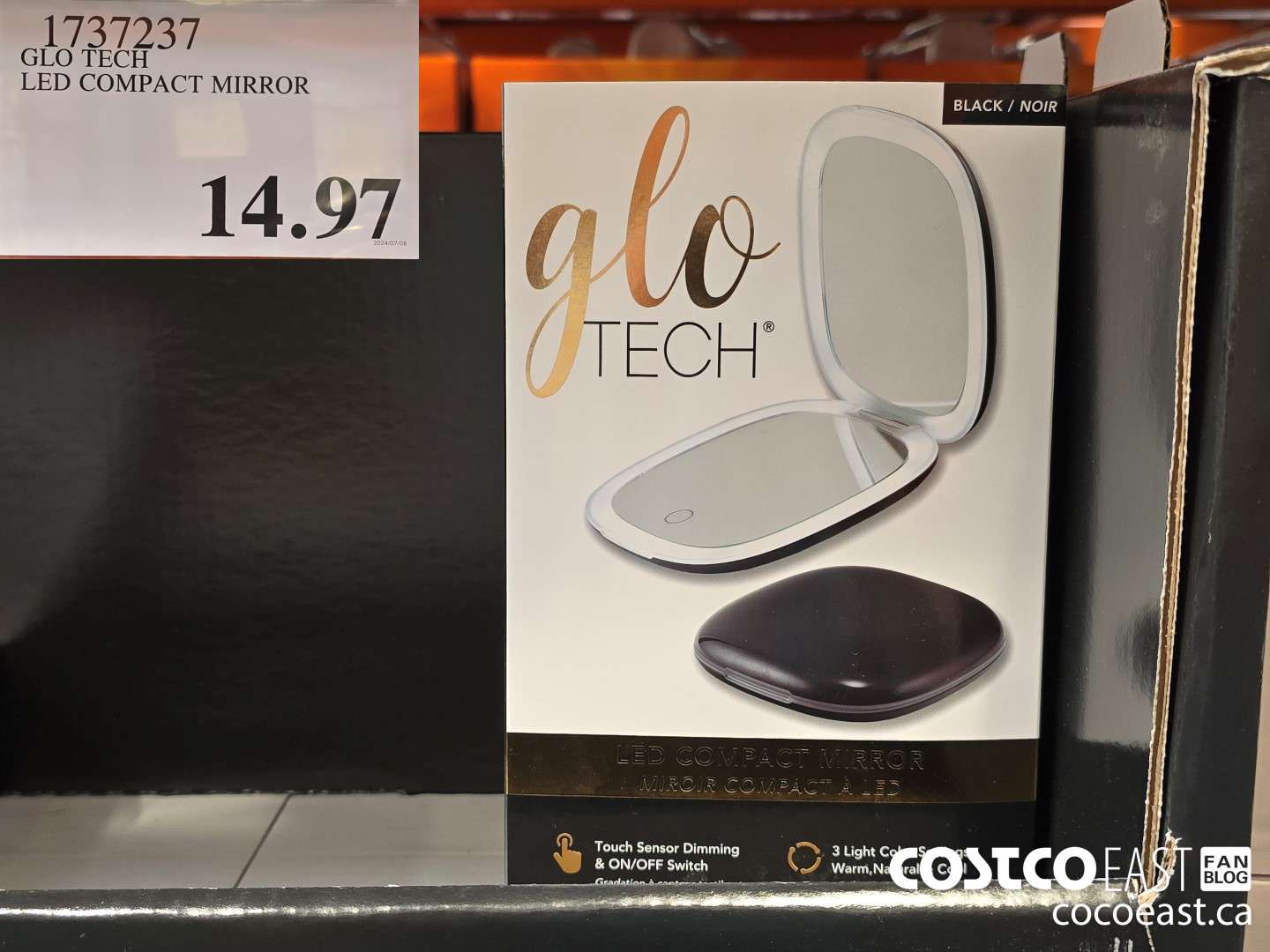 1737237 GLO TECH LED COMPACT MIRROR $14.97