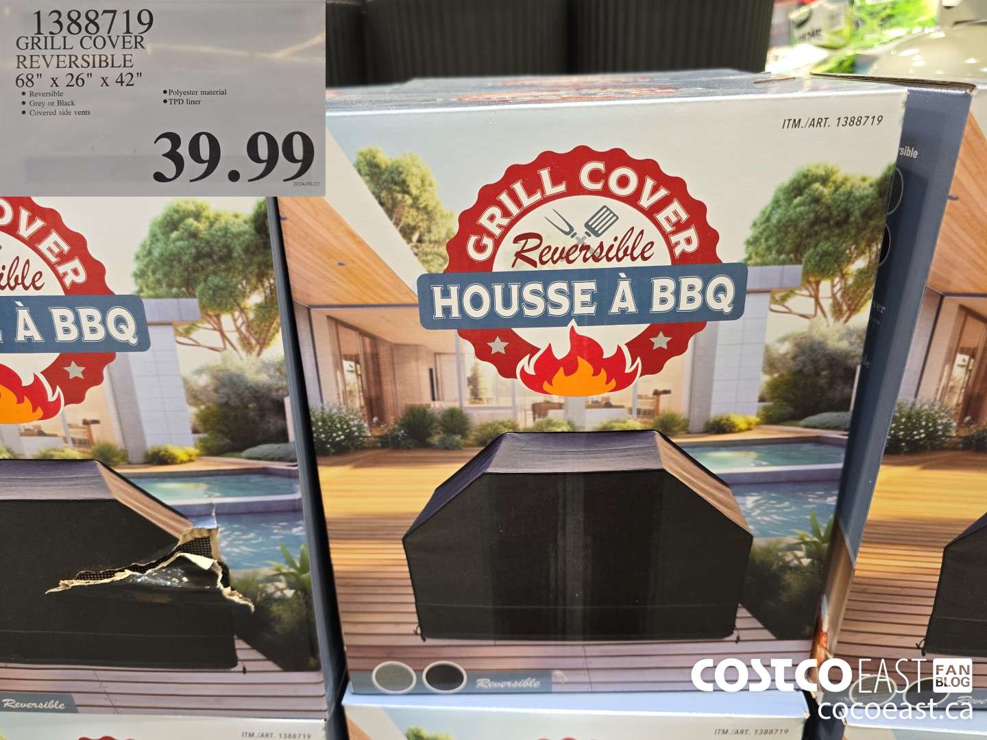 1388719 GRILL COVER REVERSIBLE 68