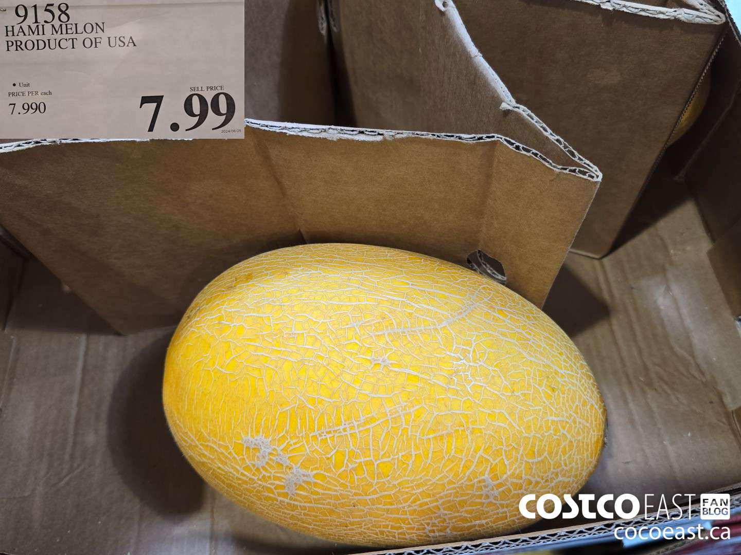 9158 HAMI MELON PRODUCT OF USA $7.99