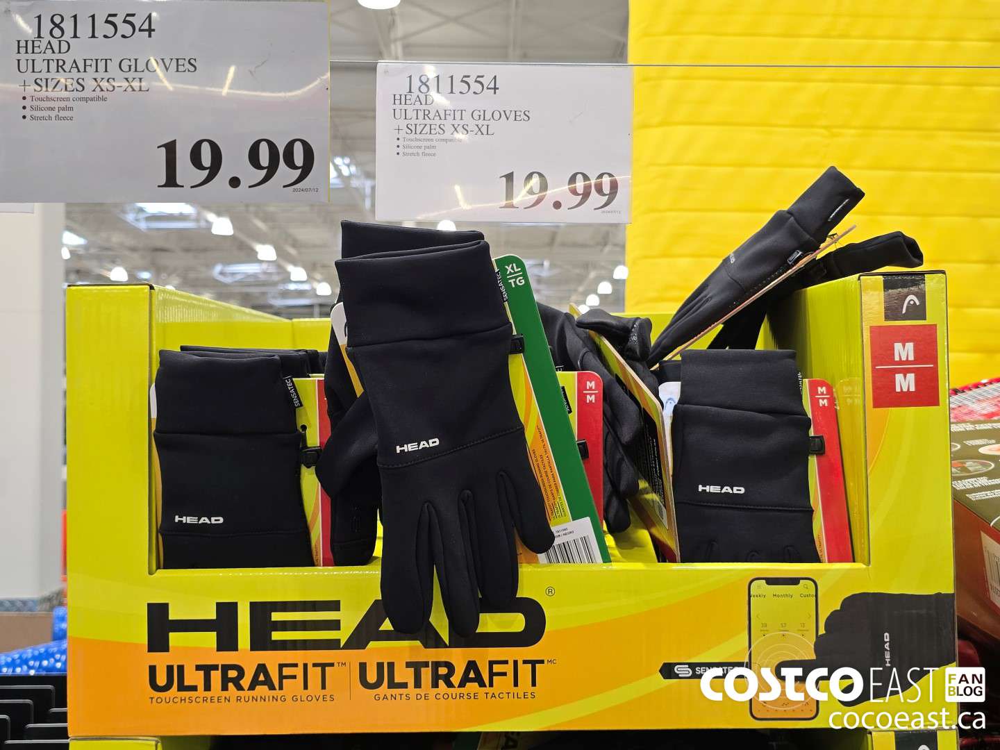 1811554 HEAD ULTRAFIT GLOVES + SIZS XS-XL $19.99